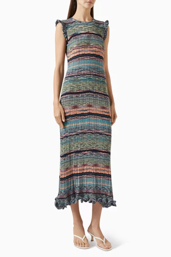 Ajak Sleeveless Knit Midi Dress