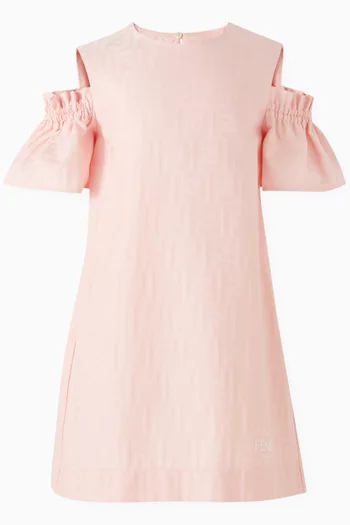 FF Cold-shoulder Dress in Cotton