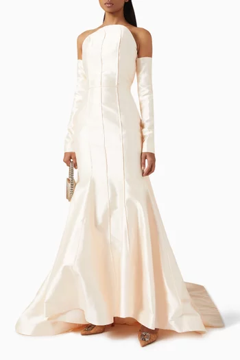 Off-shoulder Mermaid Gown