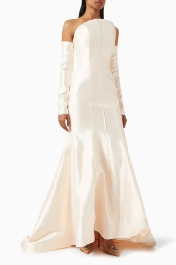 Off-shoulder Mermaid Gown