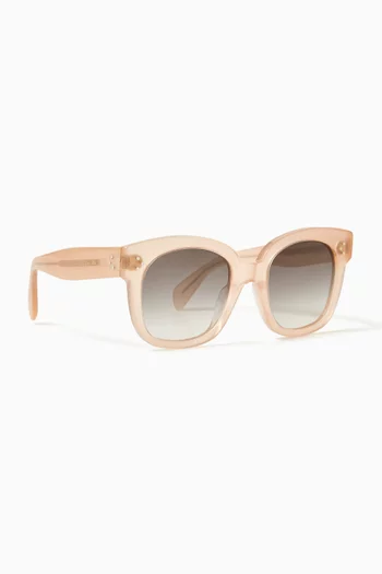 3 Dots Square Sunglasses in Acetate