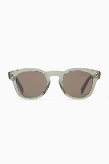 Round Sunglasses in Acetate