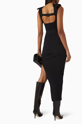 Harness Midi Dress in Cotton-blend