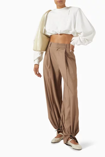 Teri Boxy Crop Sweater