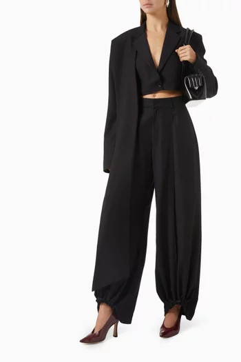 Drawstring Hem Pants