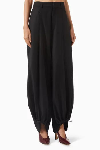 Drawstring Hem Pants