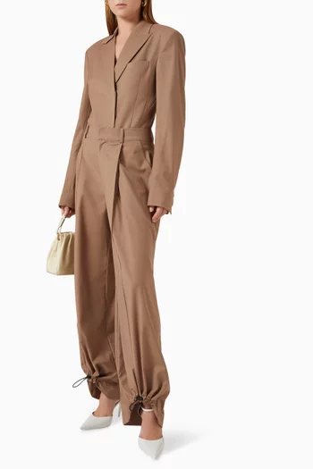 Single Lapel Blazer Bodysuit