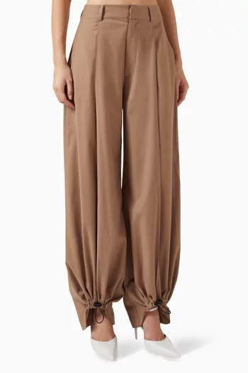 Drawstring Hem Pants
