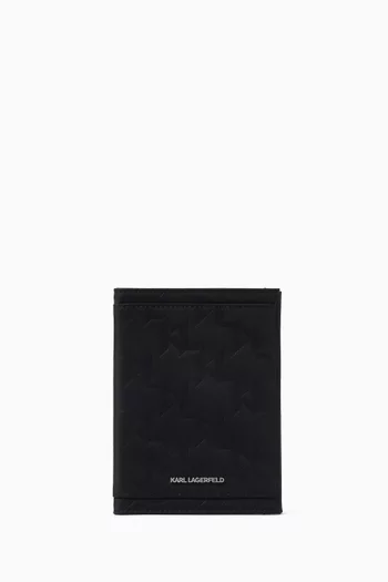 K/Monogram Passport Holder in Canvas
