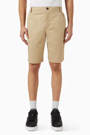 Monogram Chino Shorts in Cotton