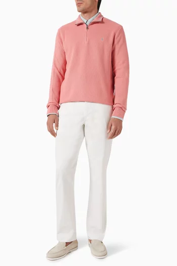Pony Half-zip Sweater in Knit