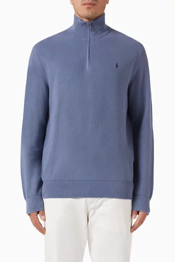 Pony Half-zip Sweatshirt in Knit