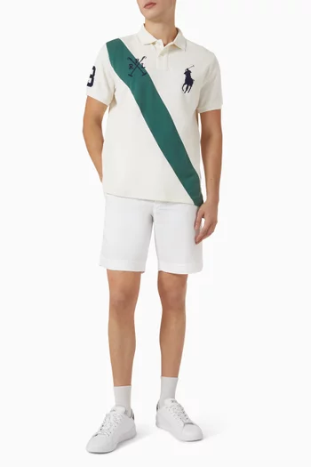Logo Polo Shirt in Cotton
