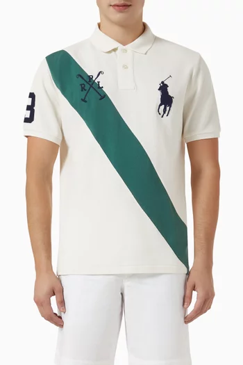 Logo Polo Shirt in Cotton