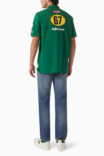 Logo Patch Polo Shirt