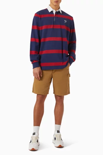 Embroidered Rugby Shirt in Cotton