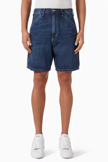 Patch-pocket Shorts in Denim