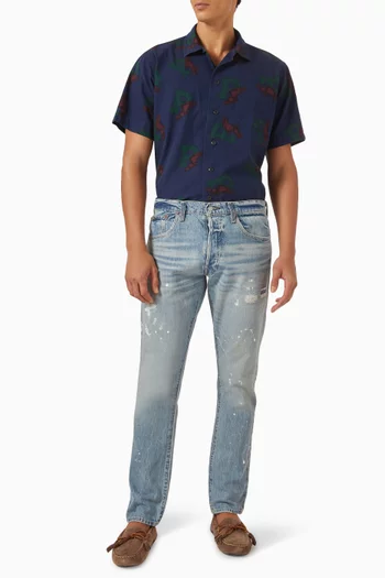 P-Wing Camp Shirt in Cotton Chino