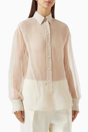 Sheer Shirt in Silk