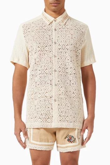 James Zuk Shirt in Cotton Blend