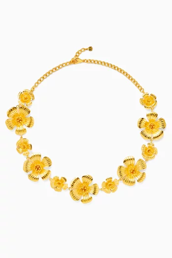 Takara Necklace in 24kt Gold-plated Brass