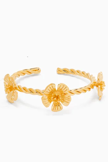 Aika Bracelet in 24kt Gold-plated Brass