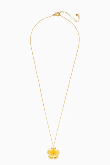 Miho Necklace in 24kt Gold-plated Brass