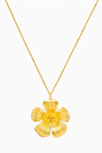 Miho Necklace in 24kt Gold-plated Brass