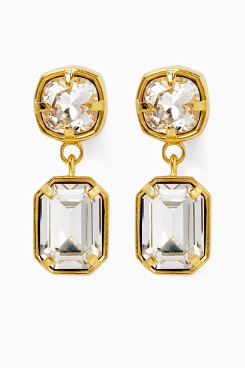 Anne Earrings in 24kt Gold-plated Brass