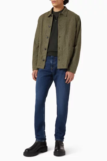 جاكيت بجيبين صوف