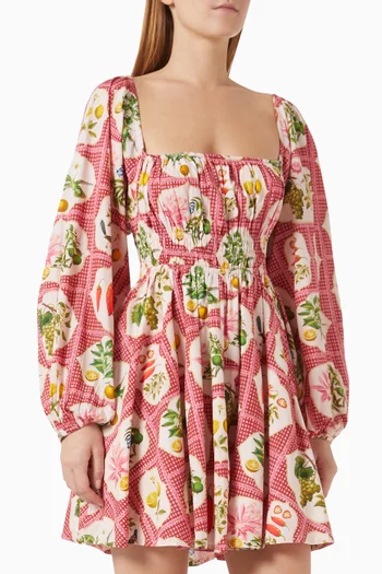 Walker Mini Dress in Cotton