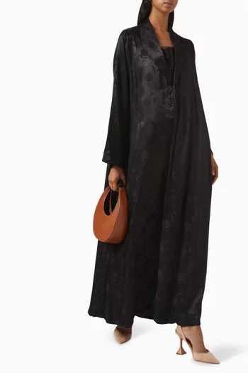 Zainah Cut Embossed Abaya