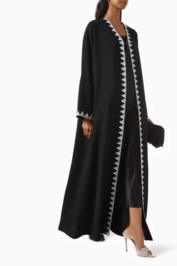 Triangle Beaded Abaya
