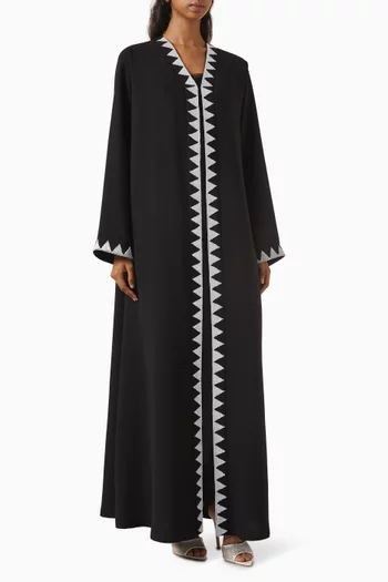 Triangle Beaded Abaya
