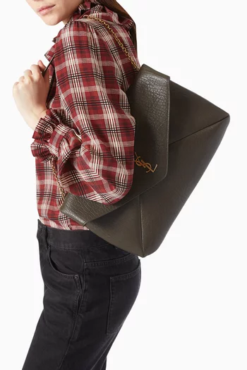 XXL Cassandre Envelope Pouch in Leather