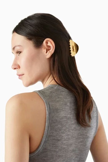 Cassandre Claw Clip in Gold-tone Metal