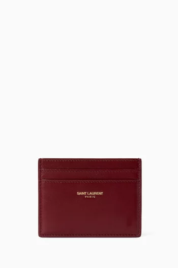 Card Case in Shiny Leather