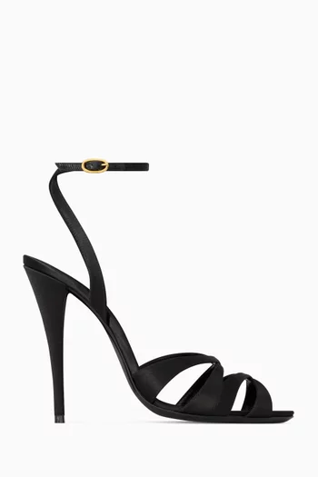 Chandelle 110 Sandals in Satin Crepe