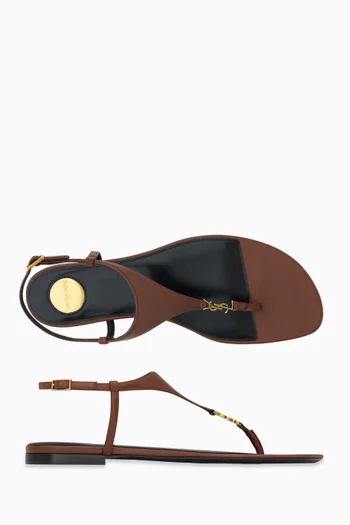 Cassandra Sandals in Smooth Leather