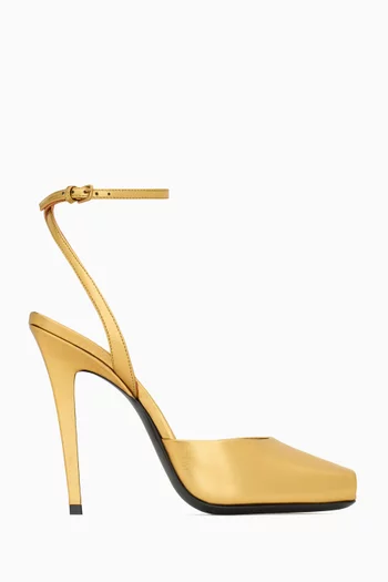 La Scandale 110 Sandals in Metallic Leather