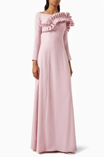 3D Ruffle Gown