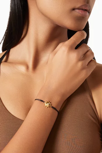 سوار سني داي فضة مطلية ذهب عيار 24