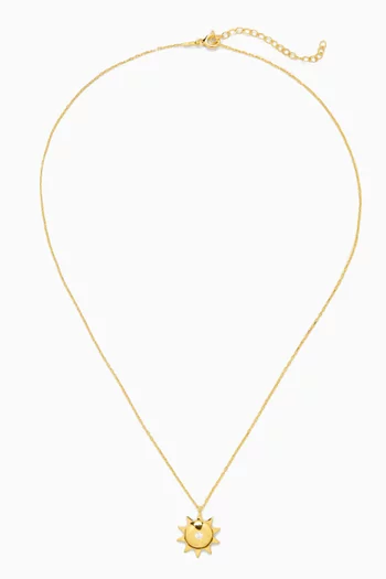 'It's Hot' Necklace in 24kt Gold-plated Silver