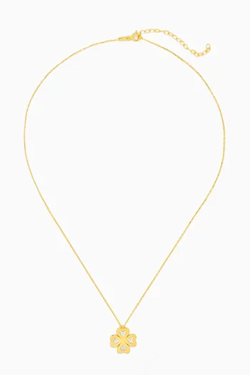 'All I Need' Necklace in 24kt Gold-plated Silver
