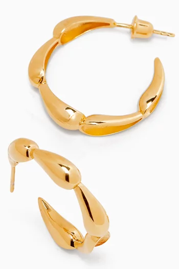 Elevate Earrings in 24kt Gold-plated Silver