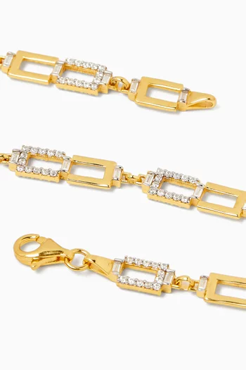 'Your Shine' Bracelet in 24kt Gold-plated Silver
