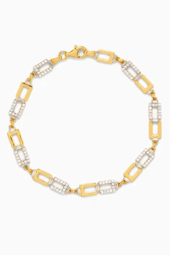 'Your Shine' Bracelet in 24kt Gold-plated Silver