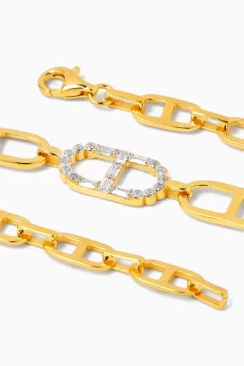 The Love Club Bracelet in 24kt Gold-plated Silver