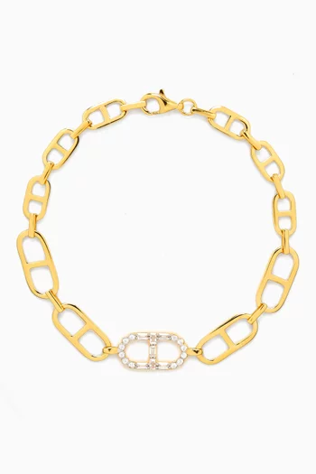 The Love Club Bracelet in 24kt Gold-plated Silver