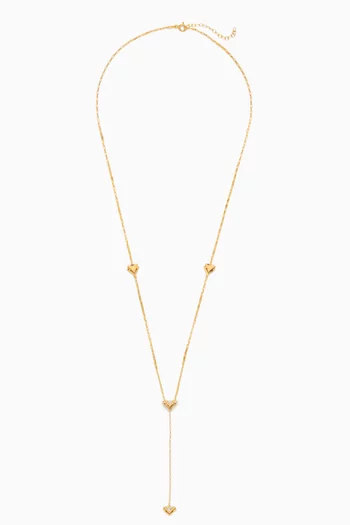 'Born with it' Necklace in 24kt Gold-plated Silver